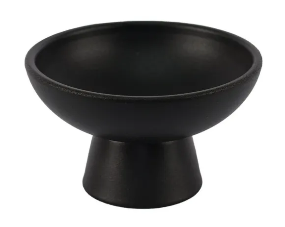 Bl041 Black Tano Vase 10x16cm