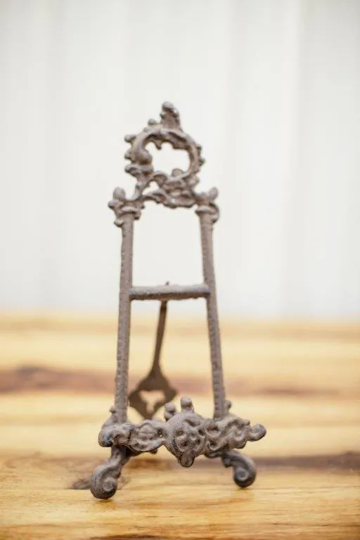 Na010 Small Tabletop Rustic Easel