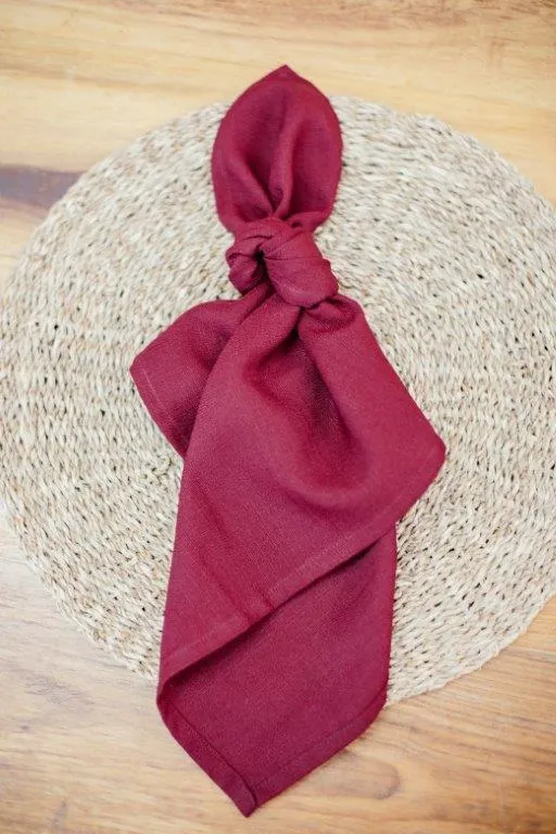 Np005 Maroon Napkin 