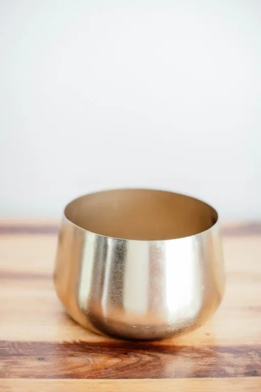 Go047 Gold Planter Large 13cm