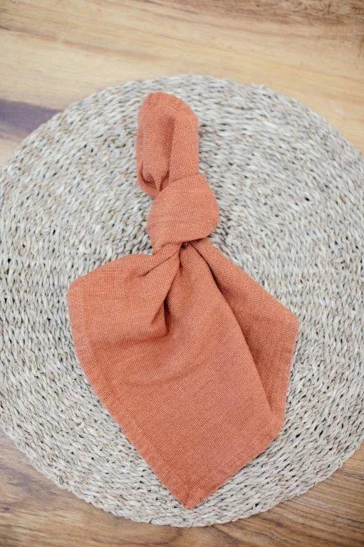 Np001 Rust Cotton Napkin