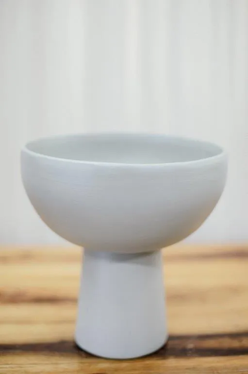 Sl008 Grey Modernist Ceramic Vase