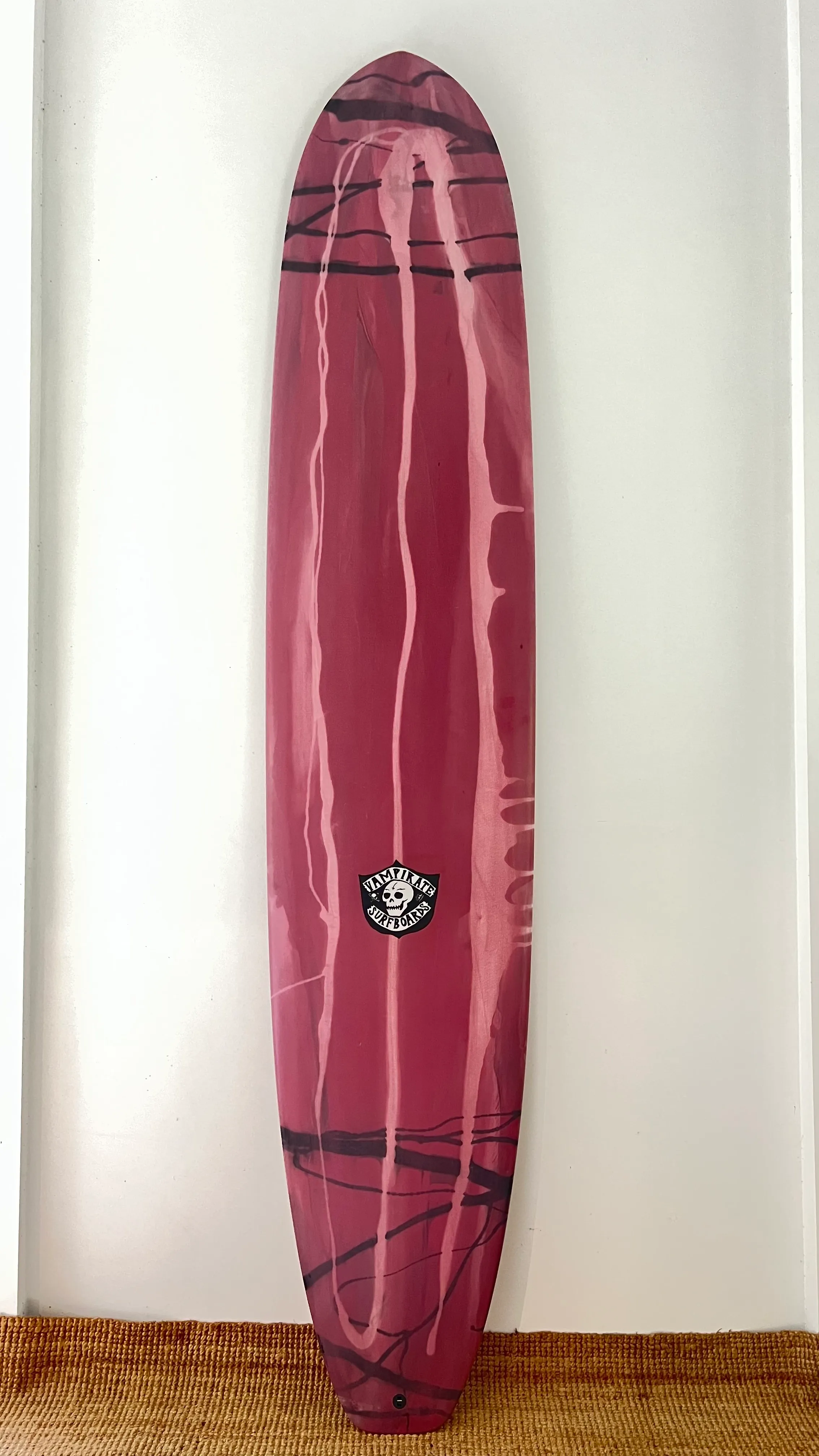 Longboard | Vampirate | Performance Noserider | raspberry-red | 9'5