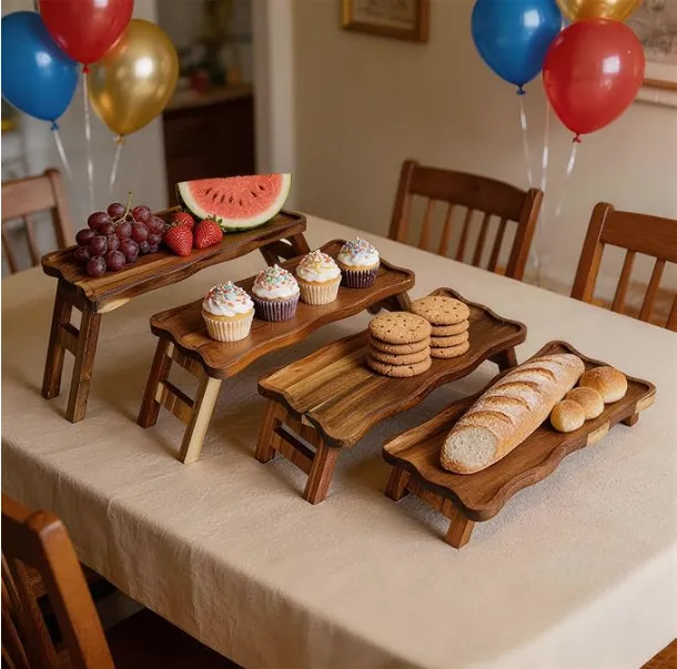 4-Tiered Food Tray or Platter 