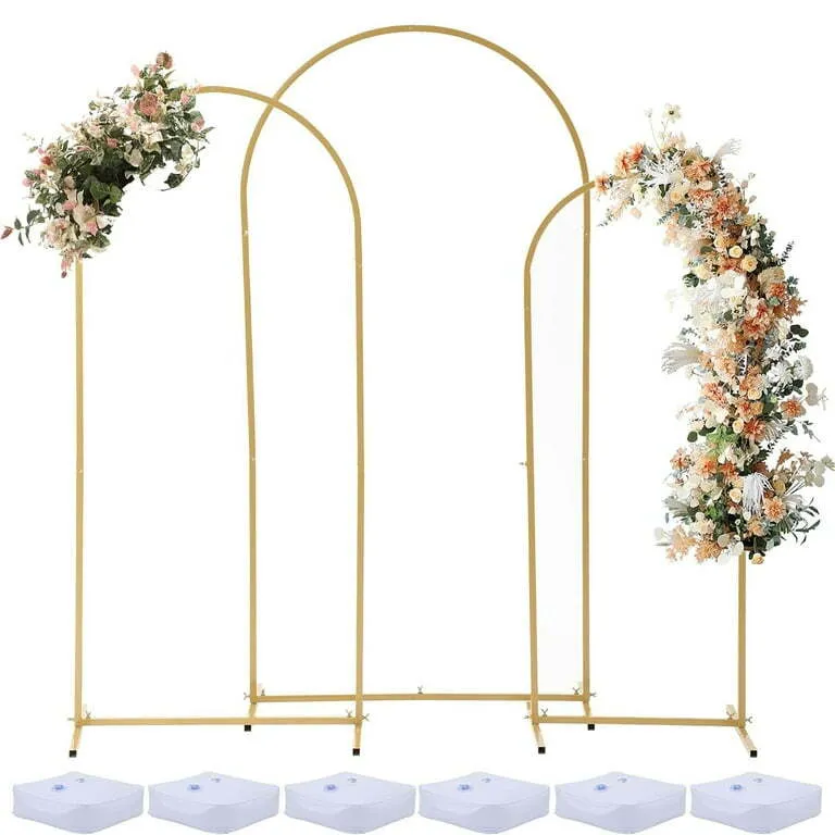 Set of 3 Arch Frame Backdrop Stand (7ft, 6.6ft, 6ft)