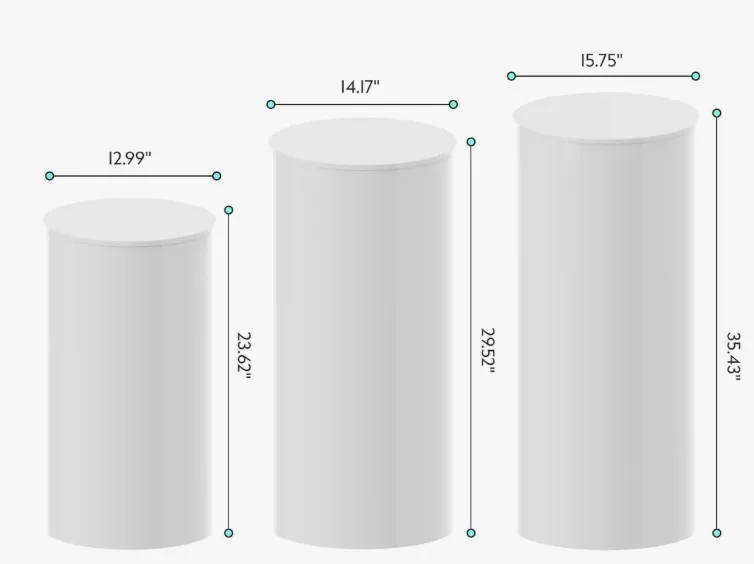 Decor Cylinder-Cake Stand 30"