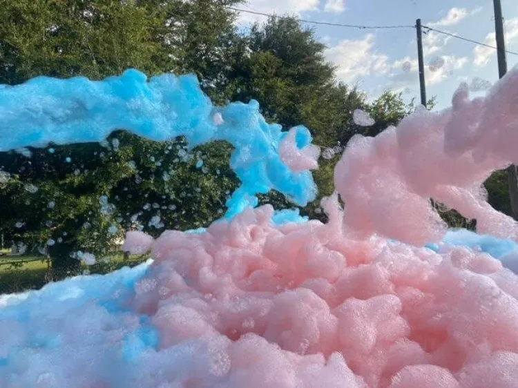 Foam Party - Gender Reveal  Add-On