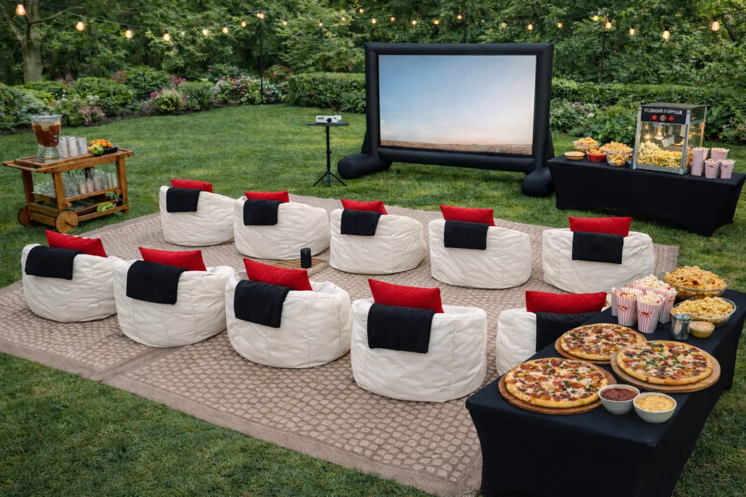 Outdoor Movie Nights Package 2: Styled