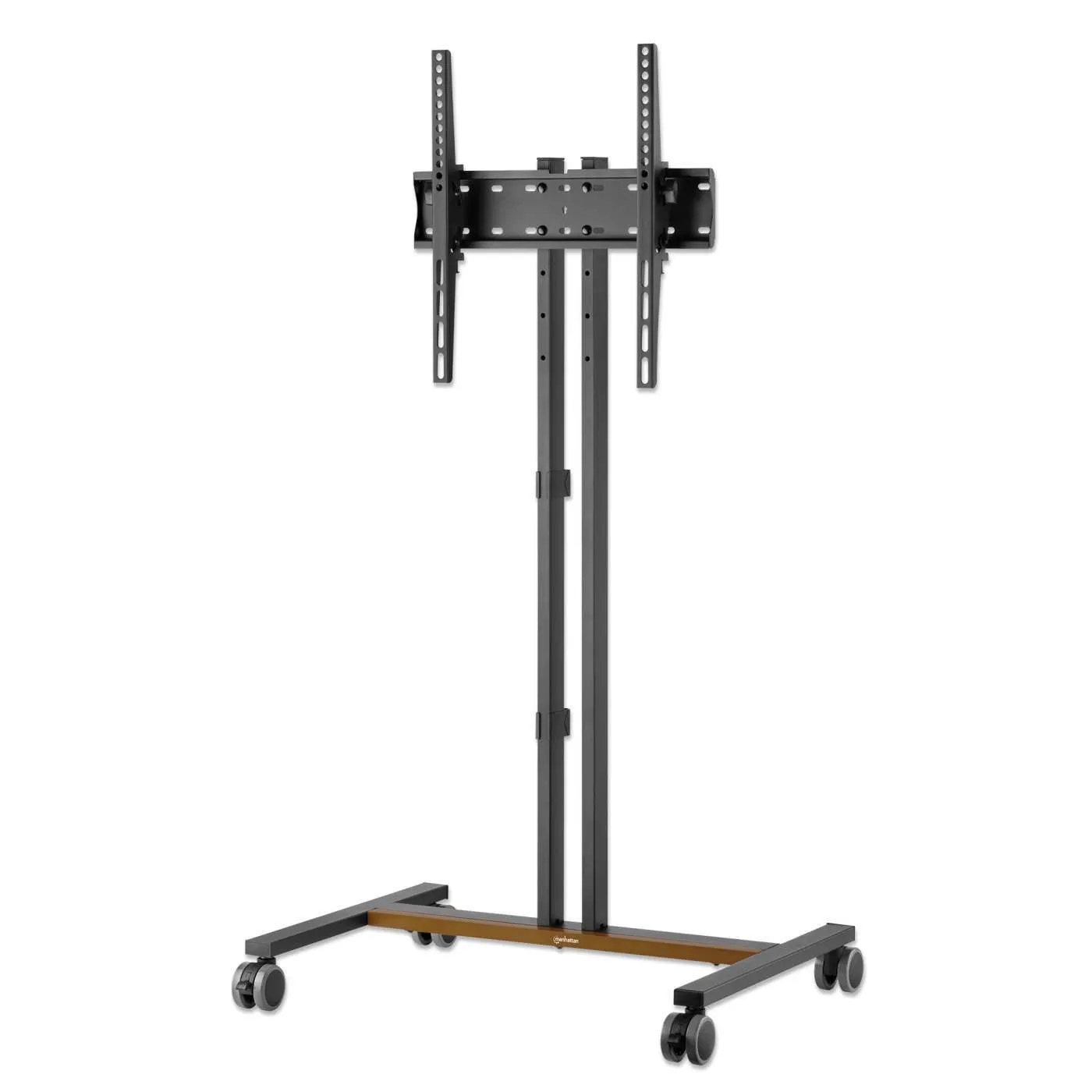 Compact Height Adjustable TV Trolley 