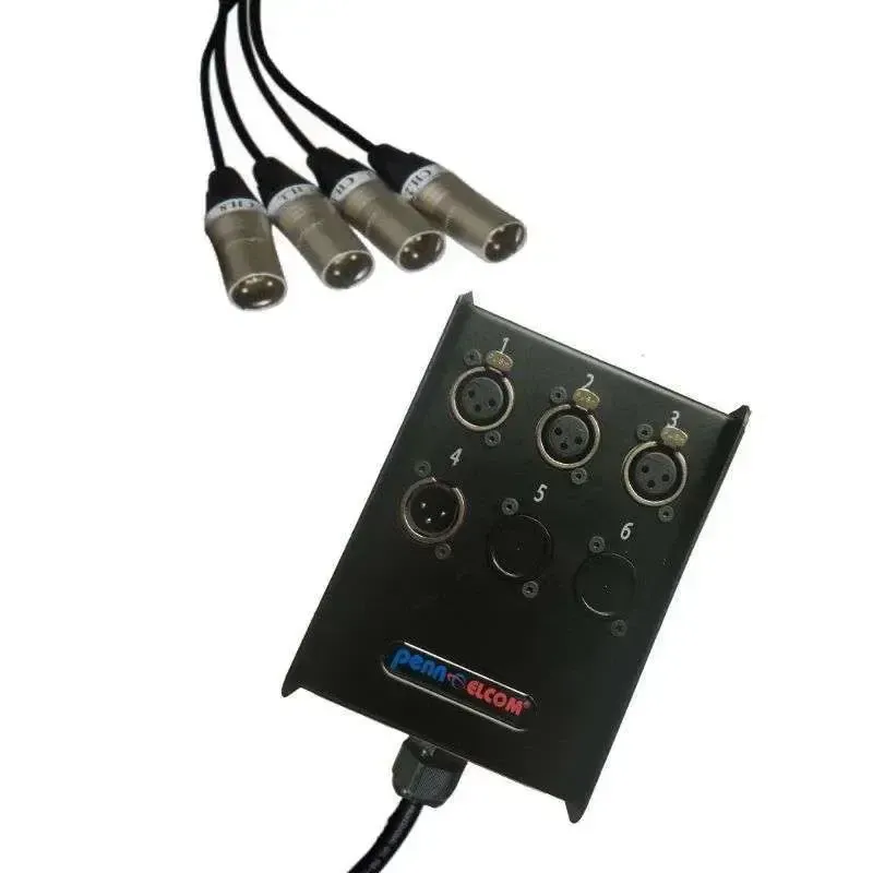 Neutrik 4 Way Multicore Stage Box System 15M