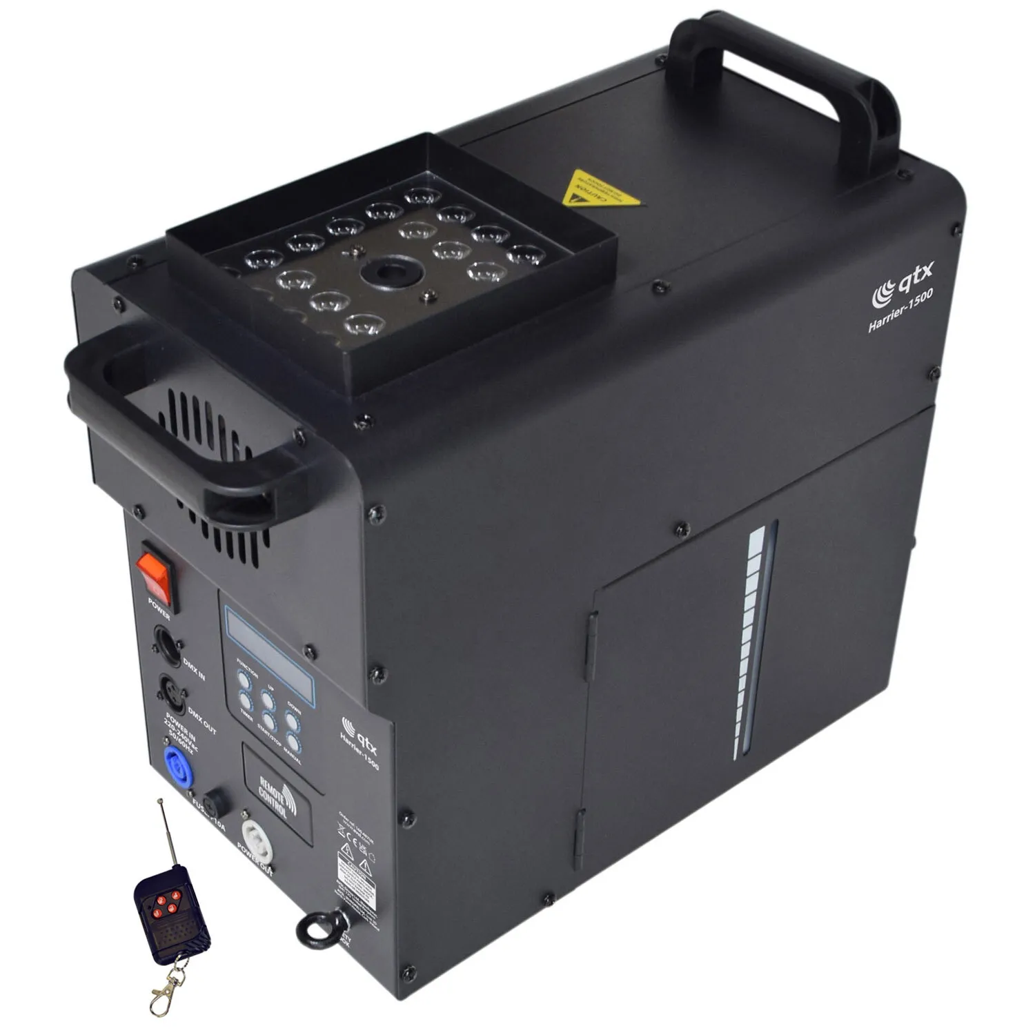 QTX Harrier-1500: Vertical/Horizontal LED Fog Jet Machine 1500W