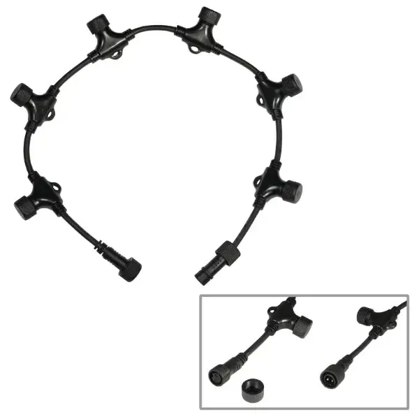 Fairy & String Light Splitter Connector – 3 or 6 Way