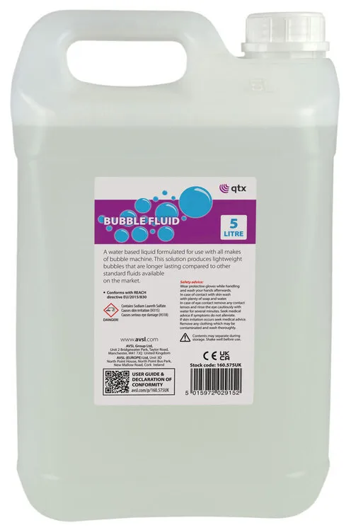 Professional Bubble Machine Fluid – 1L & 5L