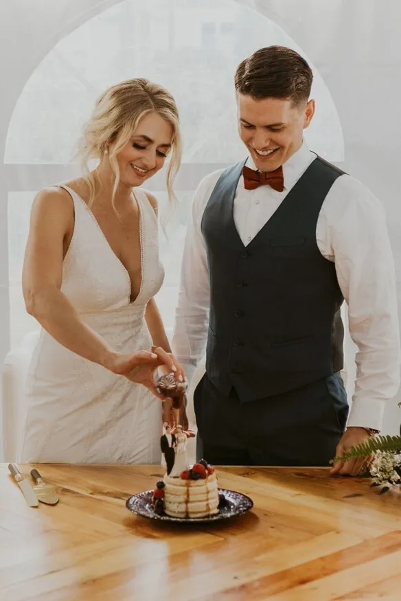 Custom Bride and Groom Table, 6-foot x 30-inch