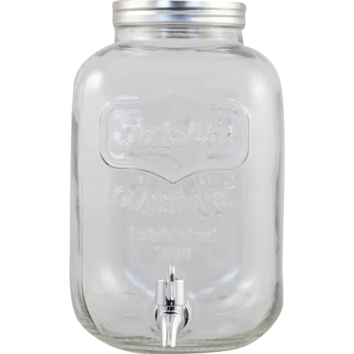 Glass Beverage Dispenser, 2-gallons