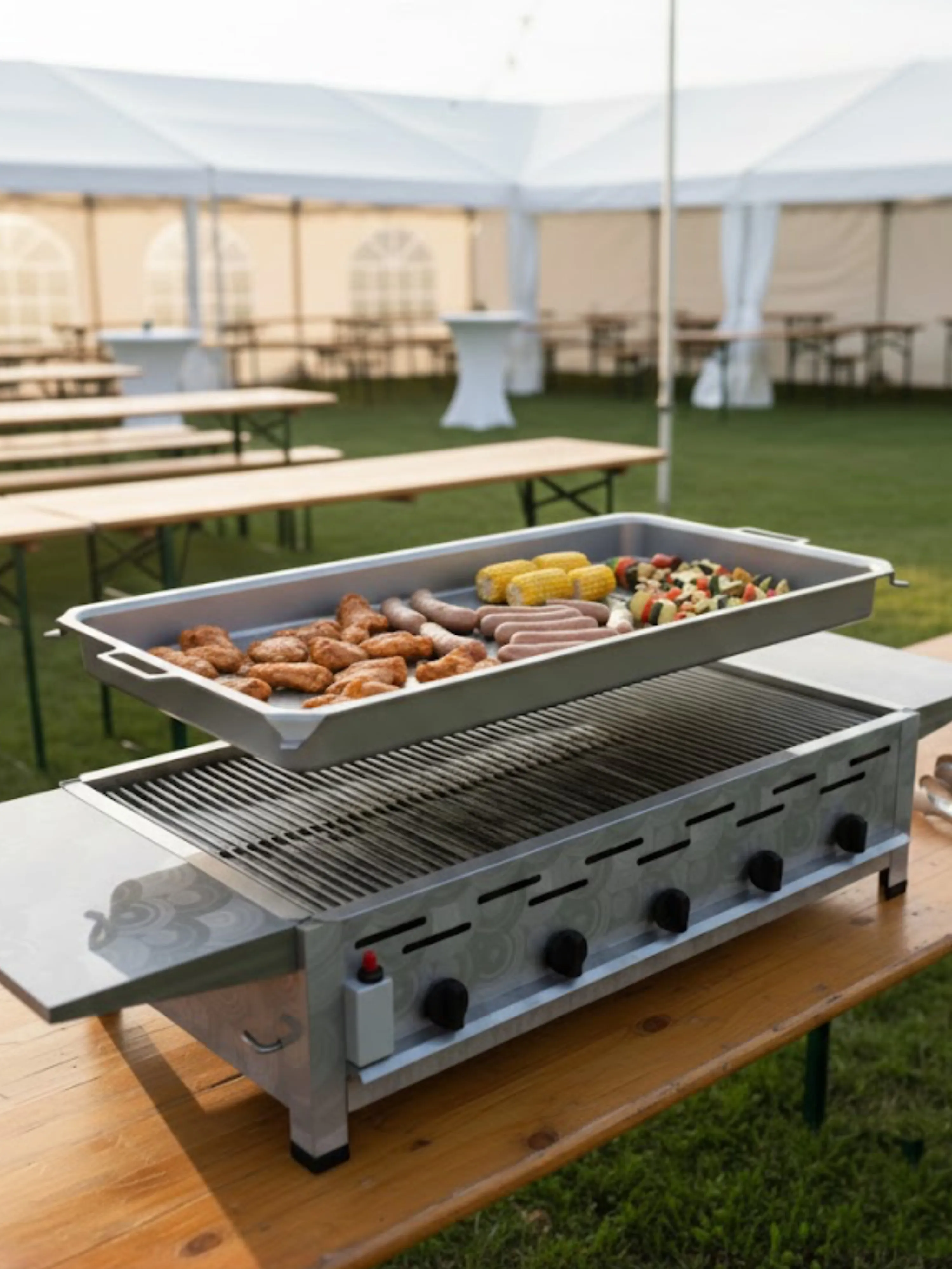 Gasbräter (5-flammig)