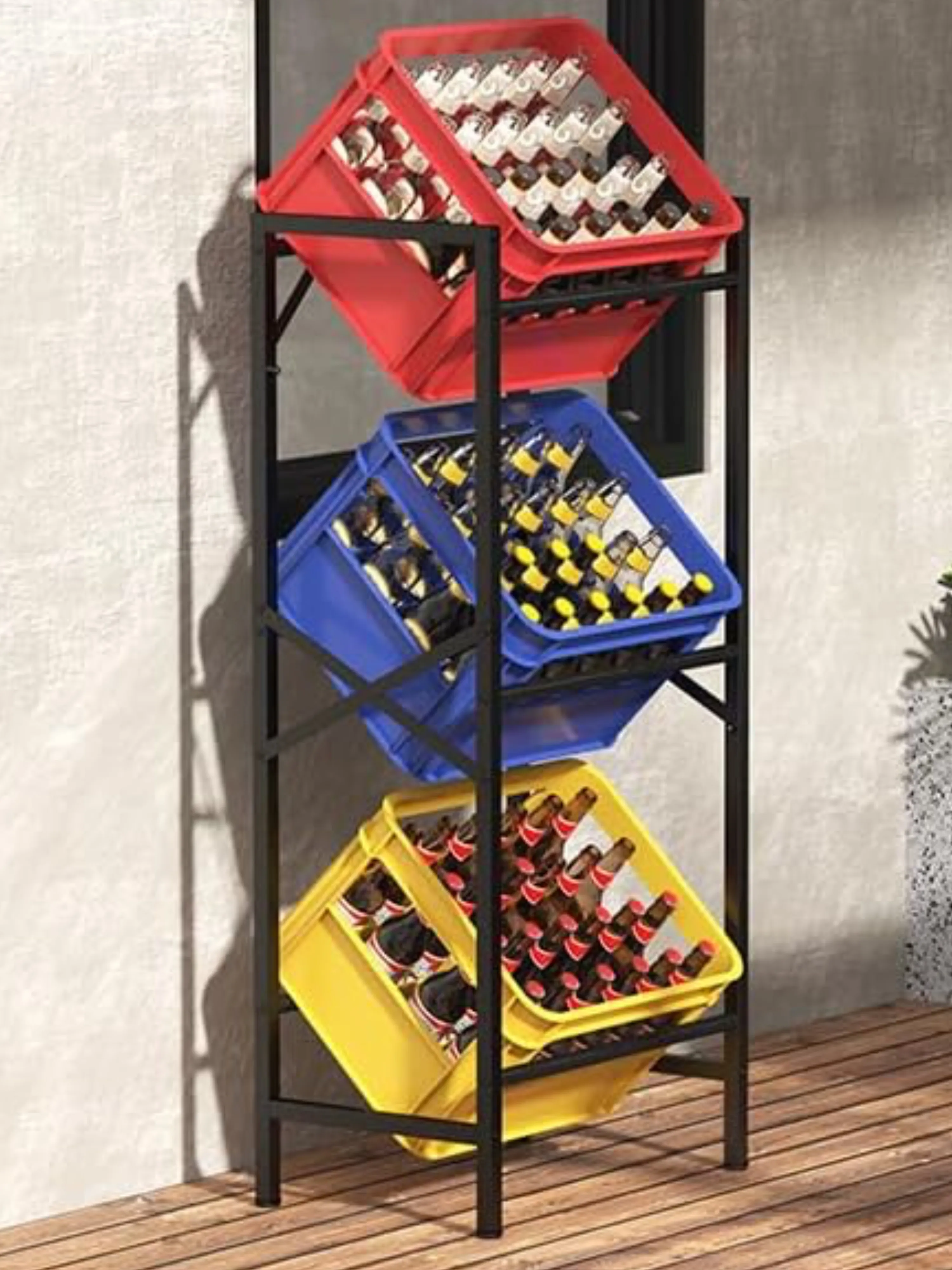 Getränkekistenregal