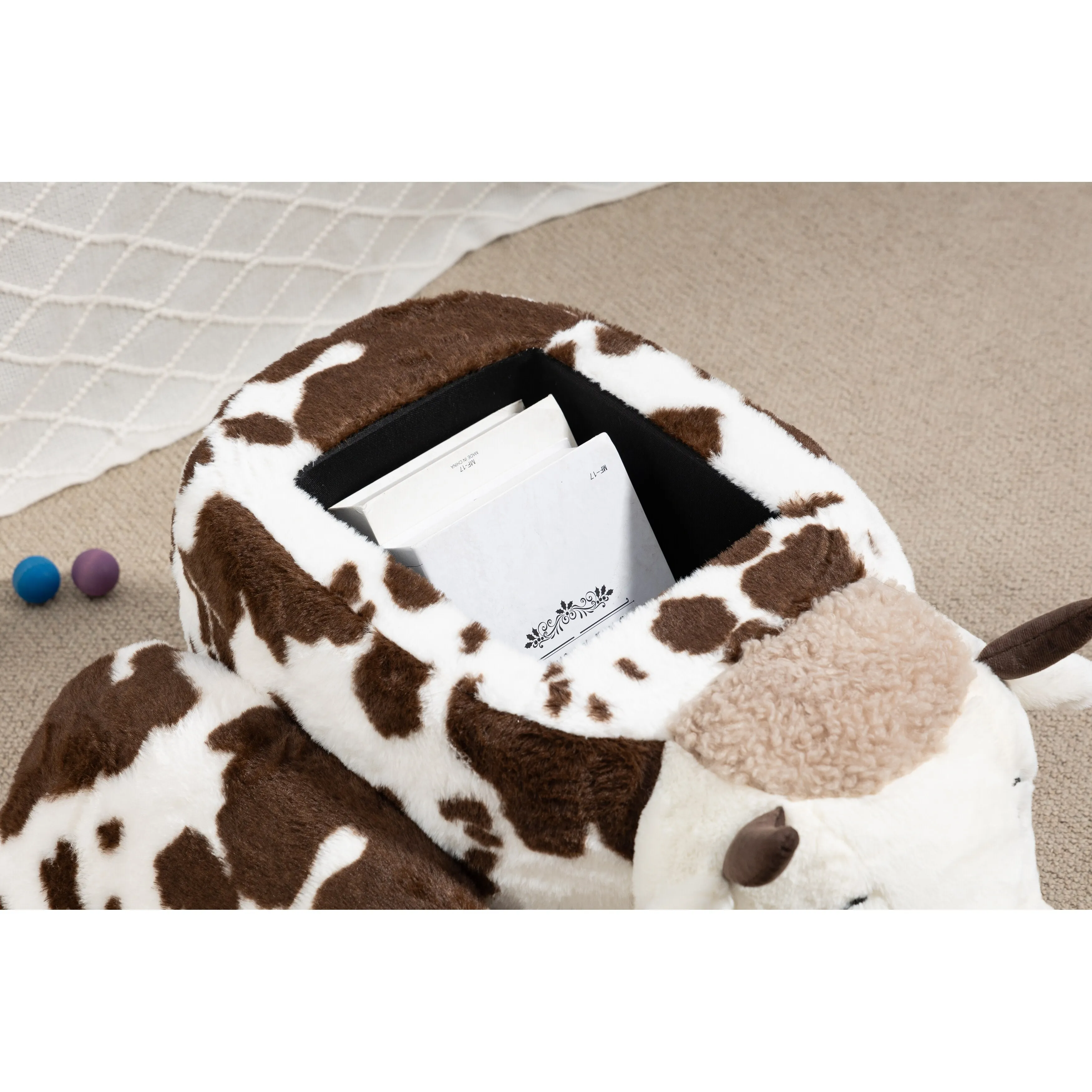 Cow Print Mini Stool 