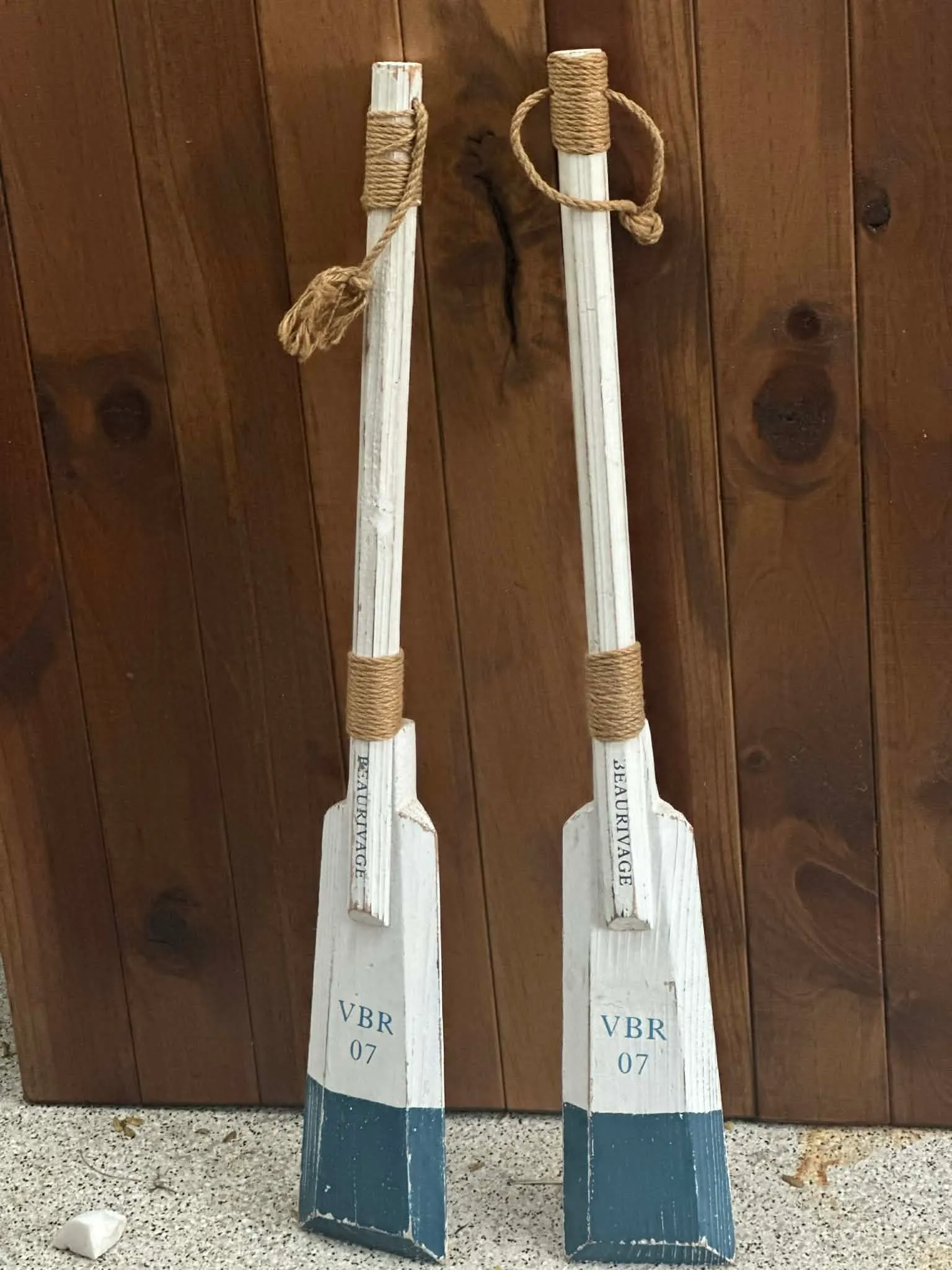 Pair of Decorative Oars.