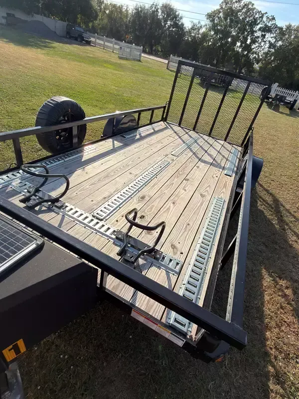 6.5'×14' (3.5K GVWR) Utility / Motorcycle Trailer Rental – Big Tex 35SA with Ramp Gate - VIN 399579 | Malabar & Brevard County FL