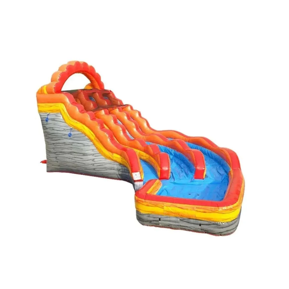 19’ Curved Dual Lane Water Slide