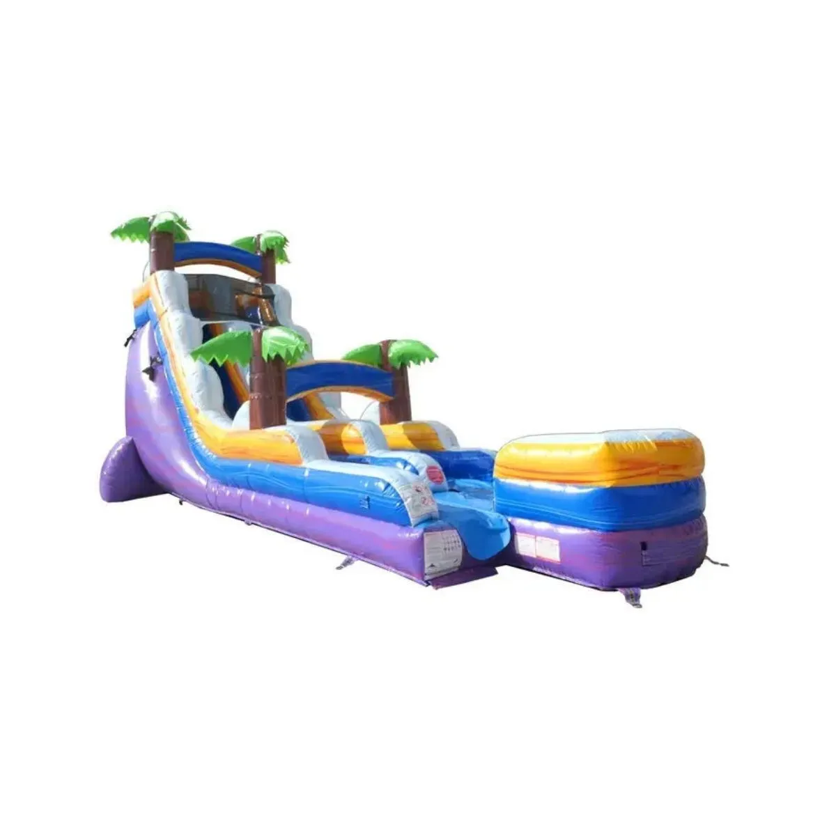 18’ Tropical Purple Water Slide