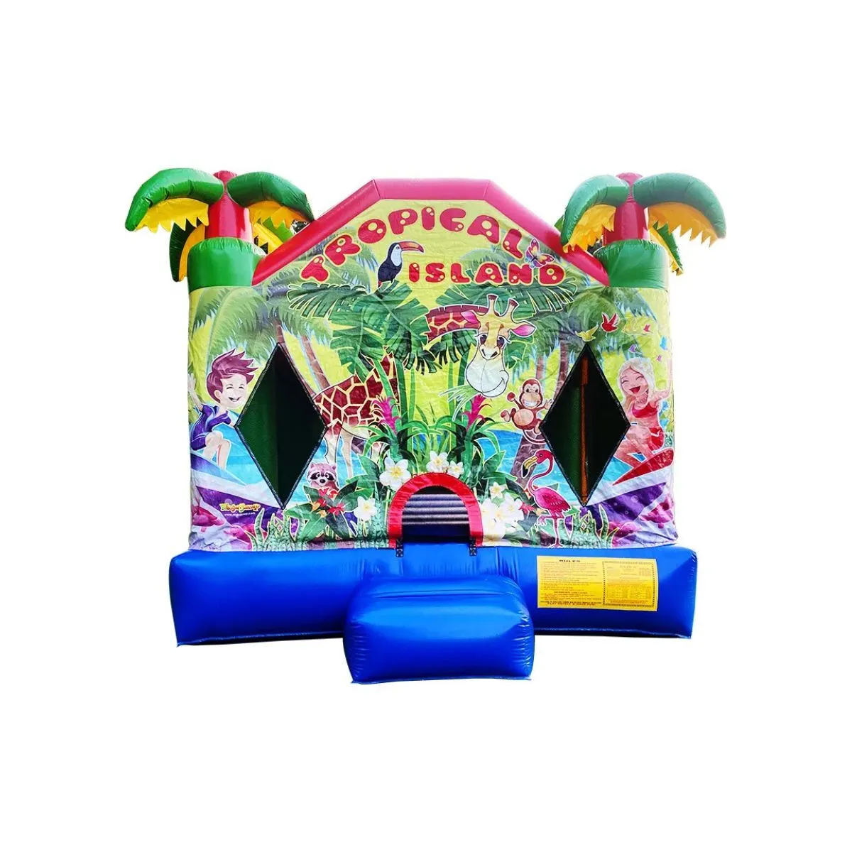 Tropical Island Bouncer