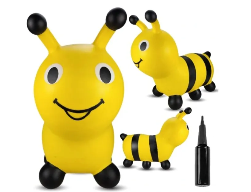 Bouncy Hopper Toy - Yellow Bee