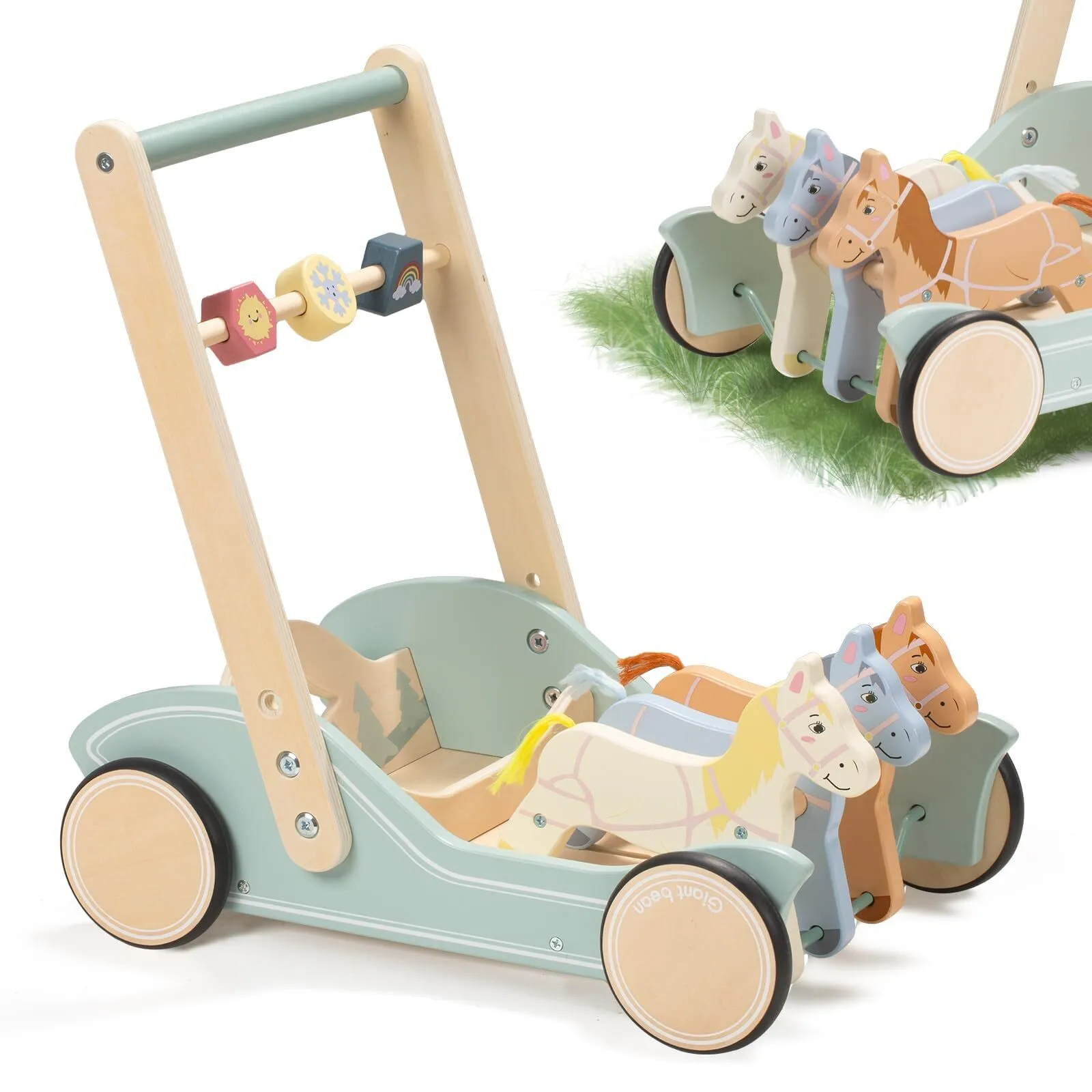 Wooden Push Walker