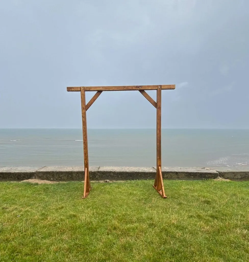 Wood Wedding Arch 