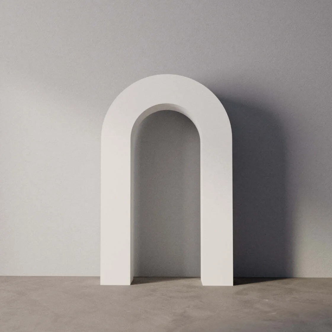 3D Round Top Arch 