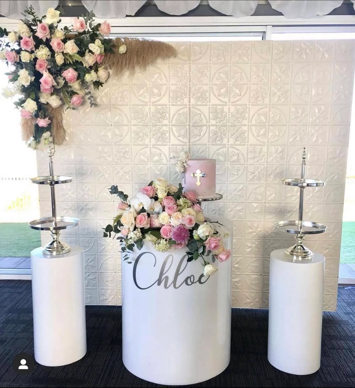 White Renaissance Backdrop 