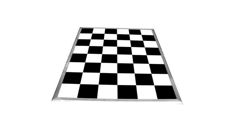 Checkered Dance Floor 18x18