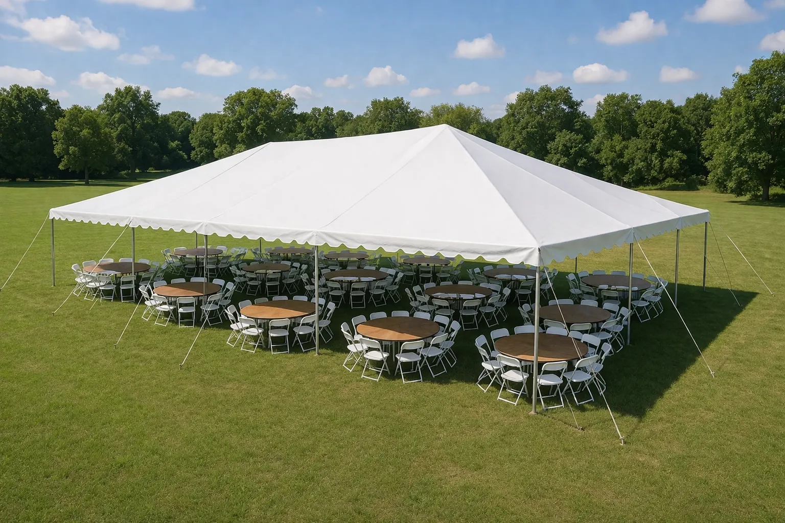 120 Frame Tent Bundle Package