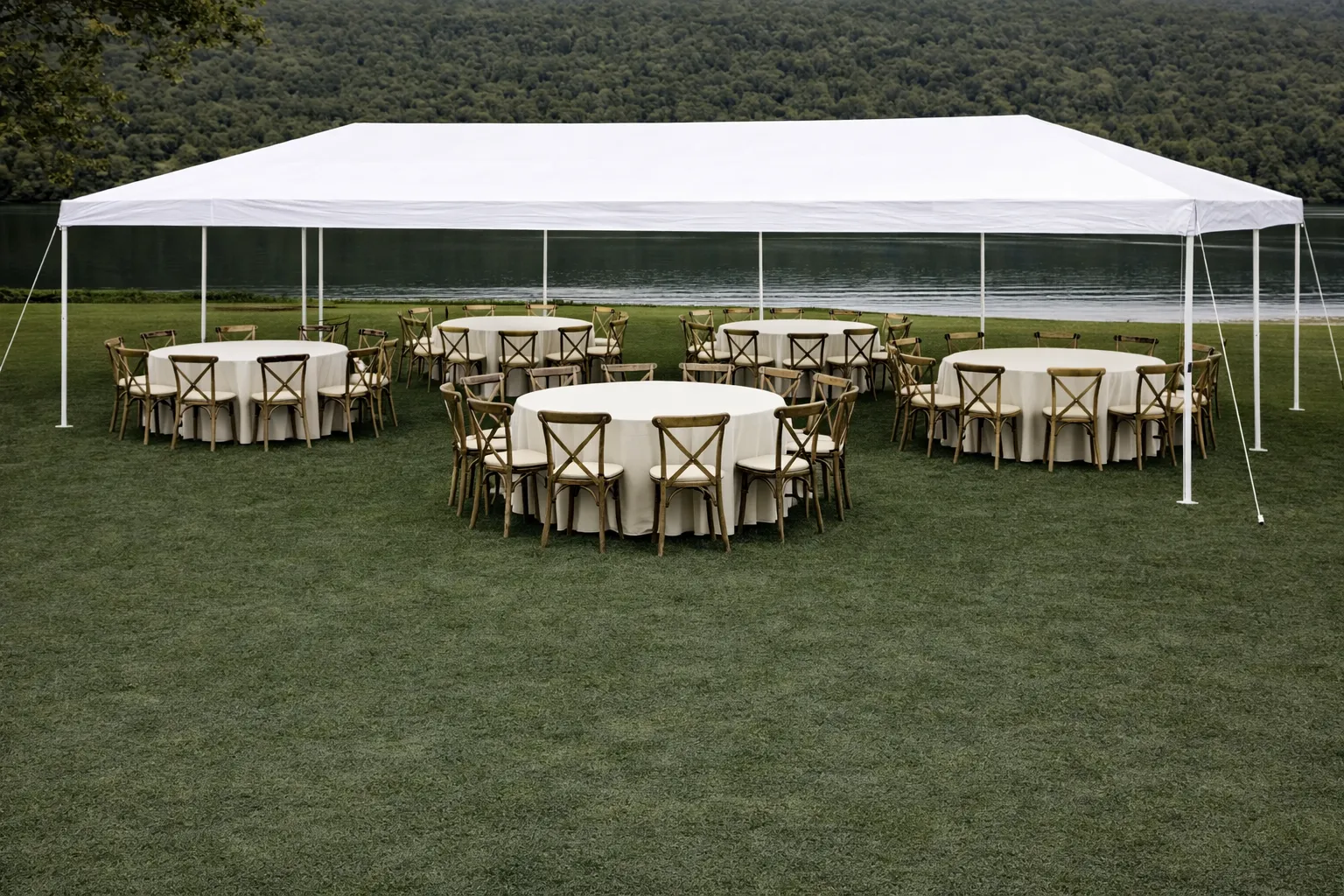 Rustic Tent Packcage for 30 Guests