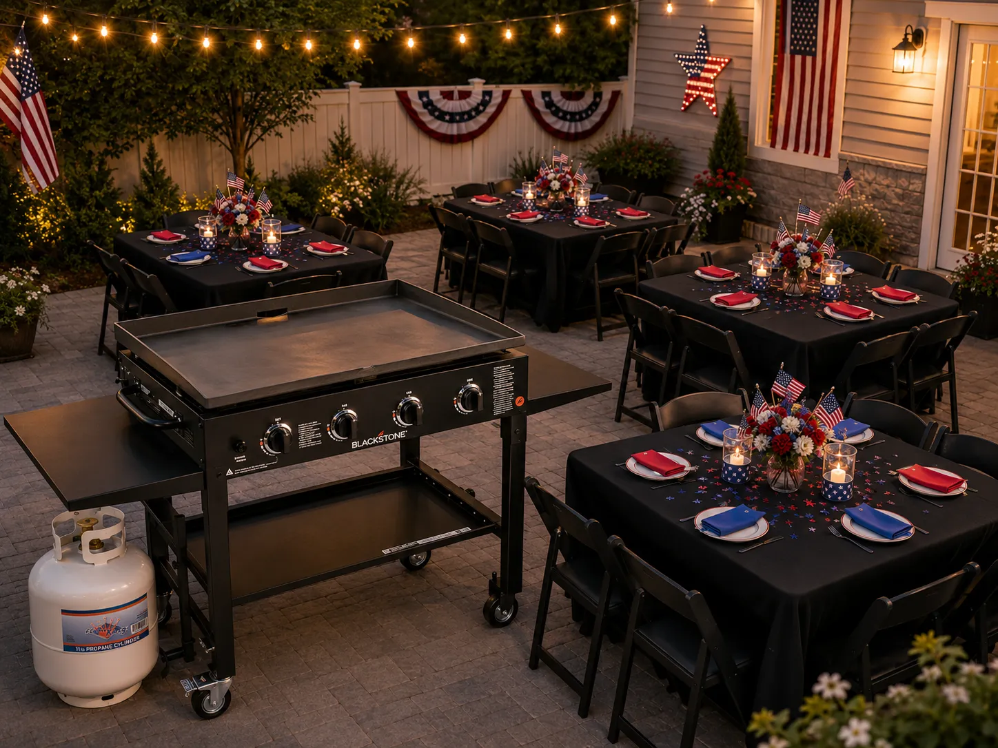 Hibachi 4th Of July Bundle
