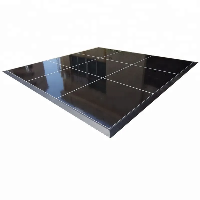 Black Dance Floor 12x12