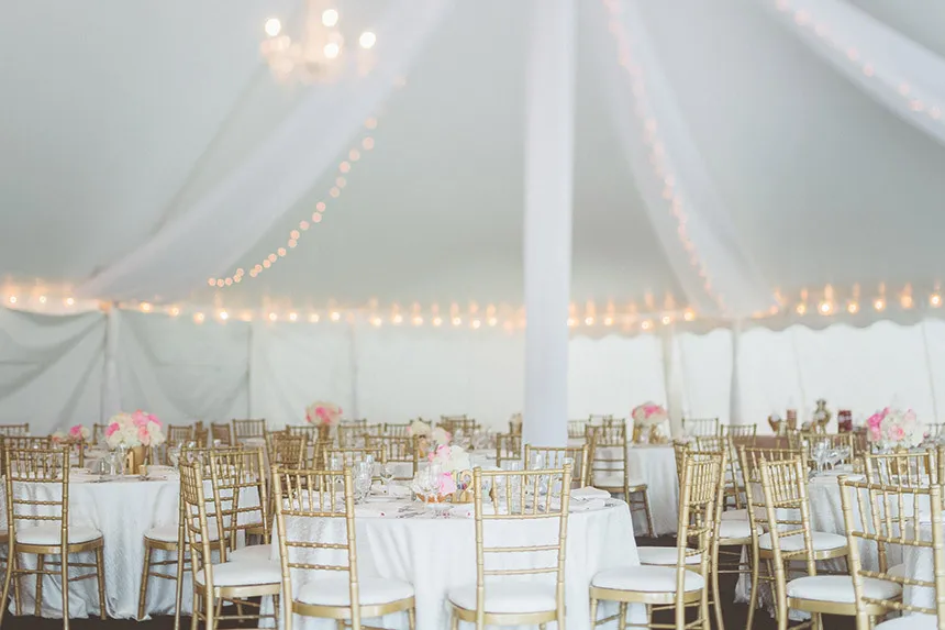 Gold Tent  Package For 40 Guests
