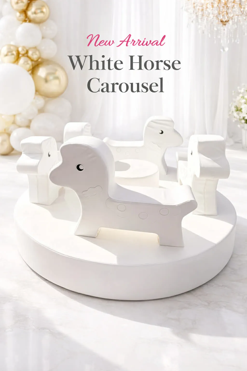 White Carousel 5 Hour Rental 