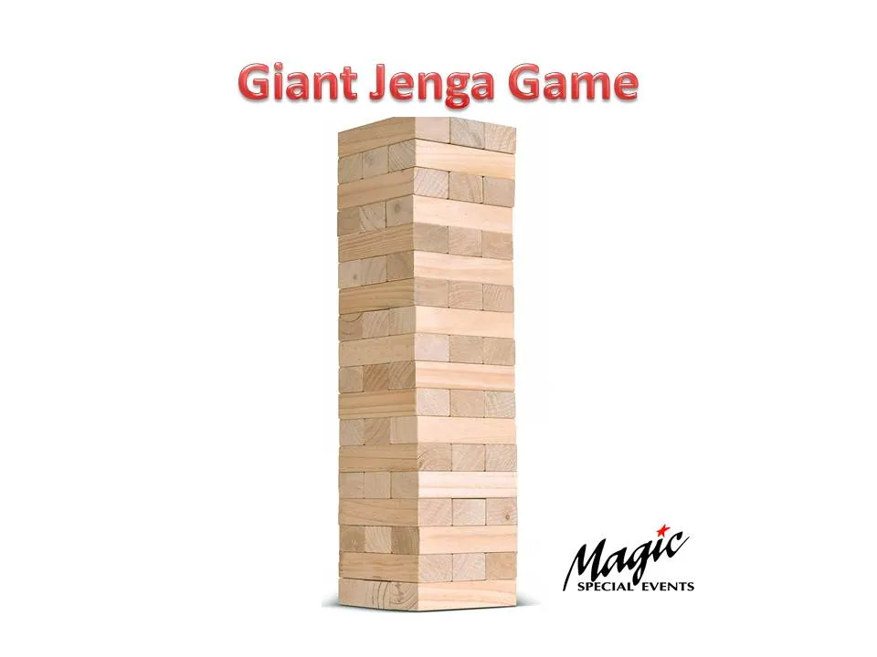 Giant Jenga Game 