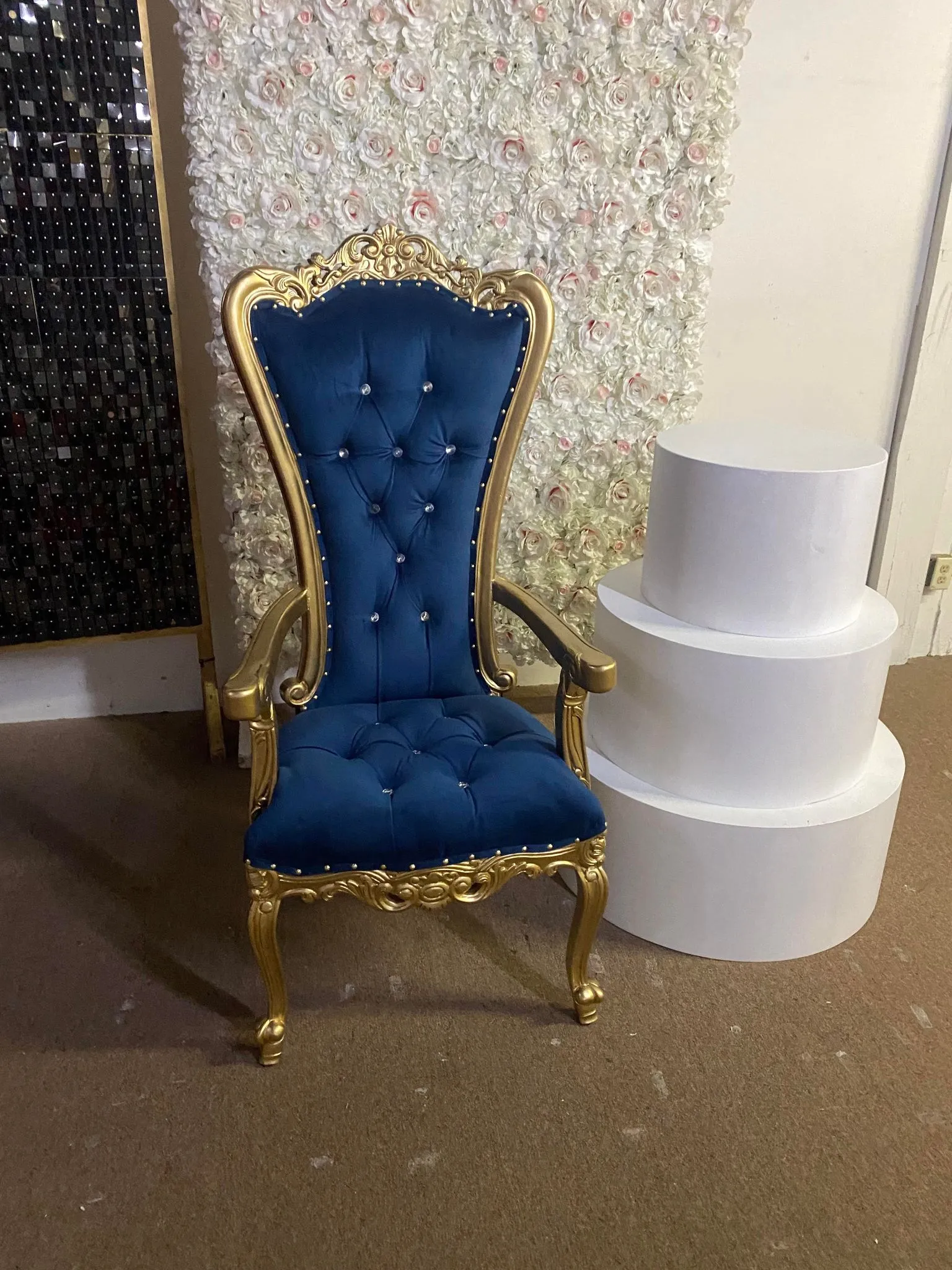 Royal Blue Throne 