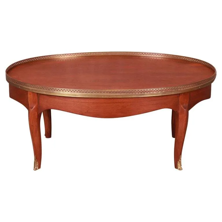 Louis XV Brown Coffee Table 
