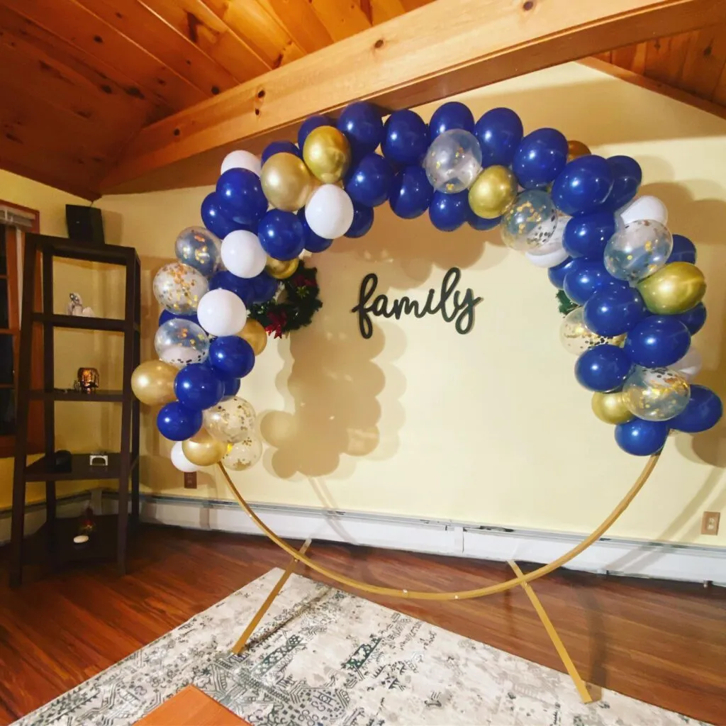 Gold Round Metal Arch