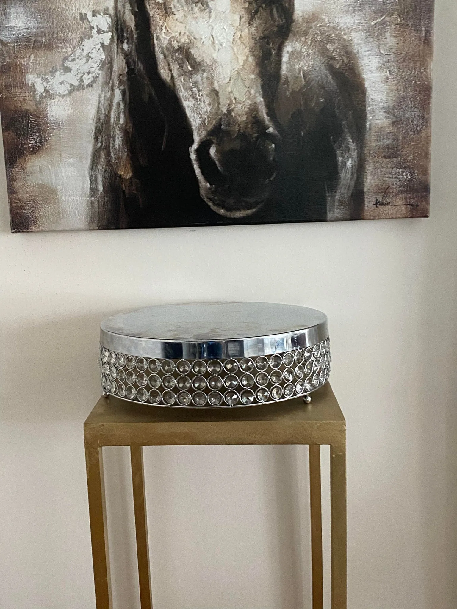 Silver Cake Stand 