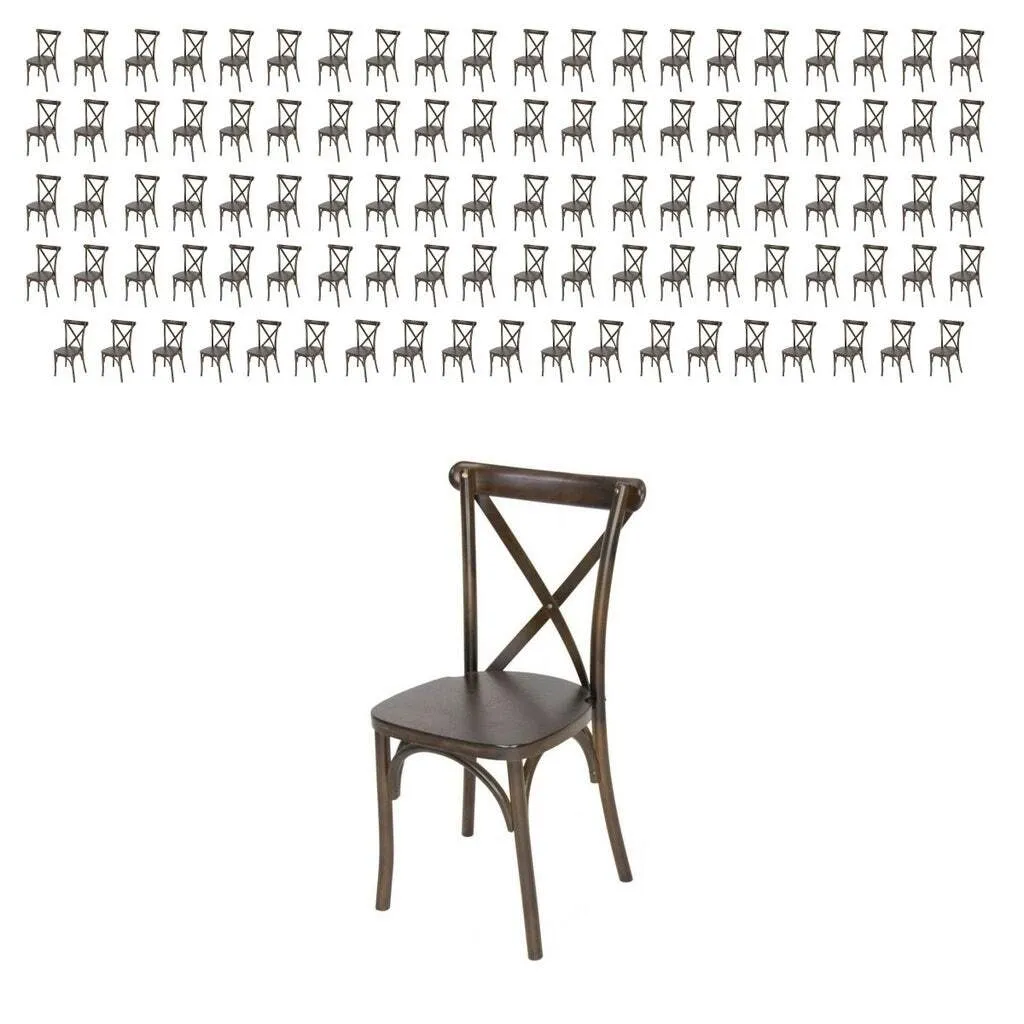 100 Cross Back Chairs