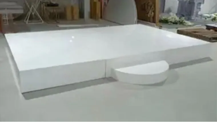 White Wood Stage 4x8