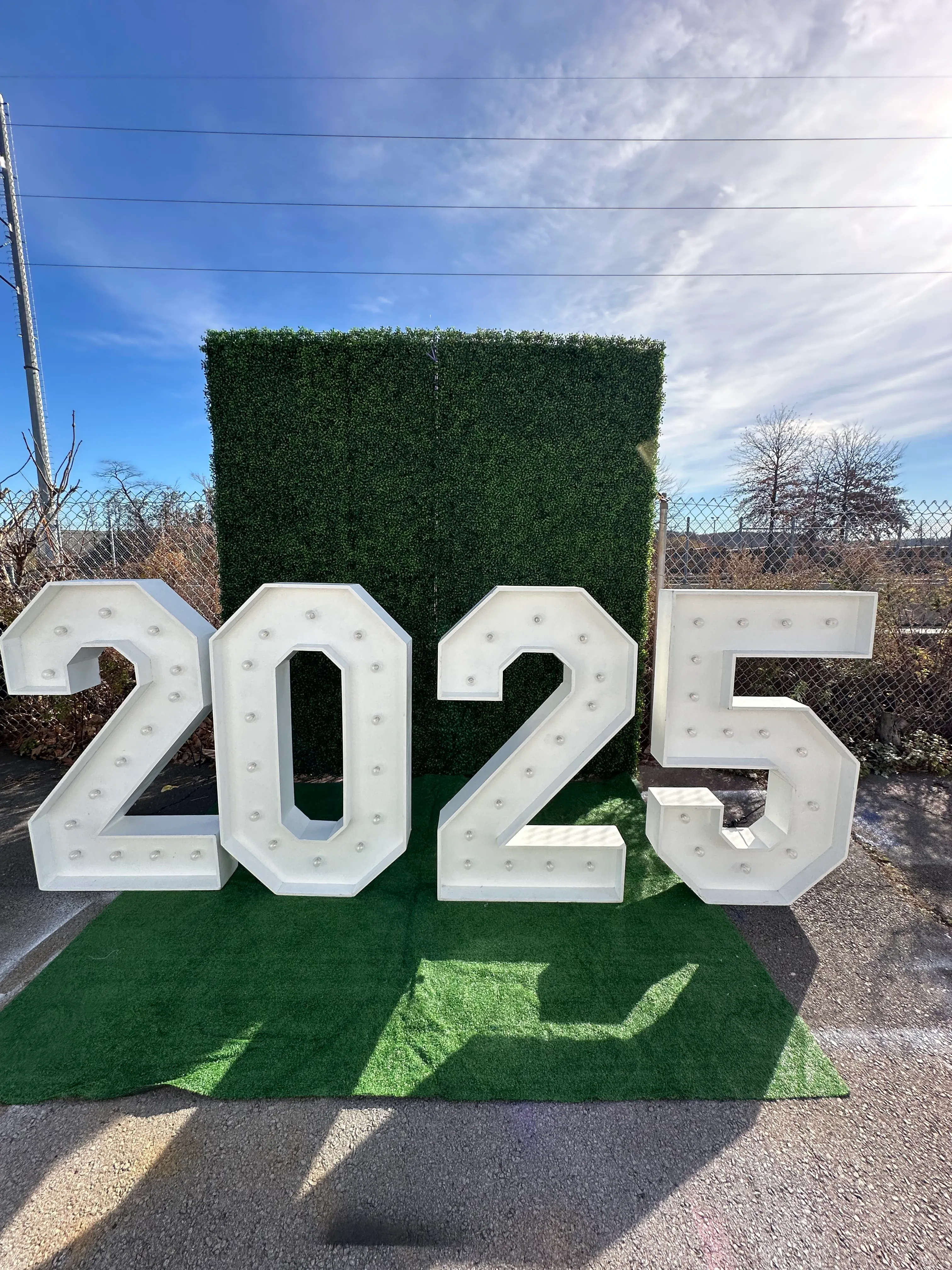 4Ft Marquee Number 2025