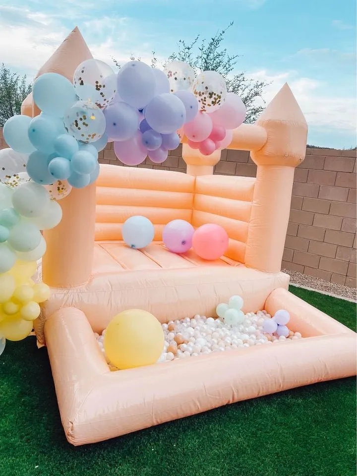 Toddler Peach Castle Bounce House 