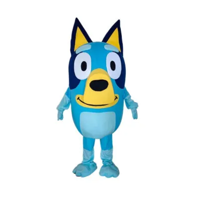 Blue Dog Mascot Costume 