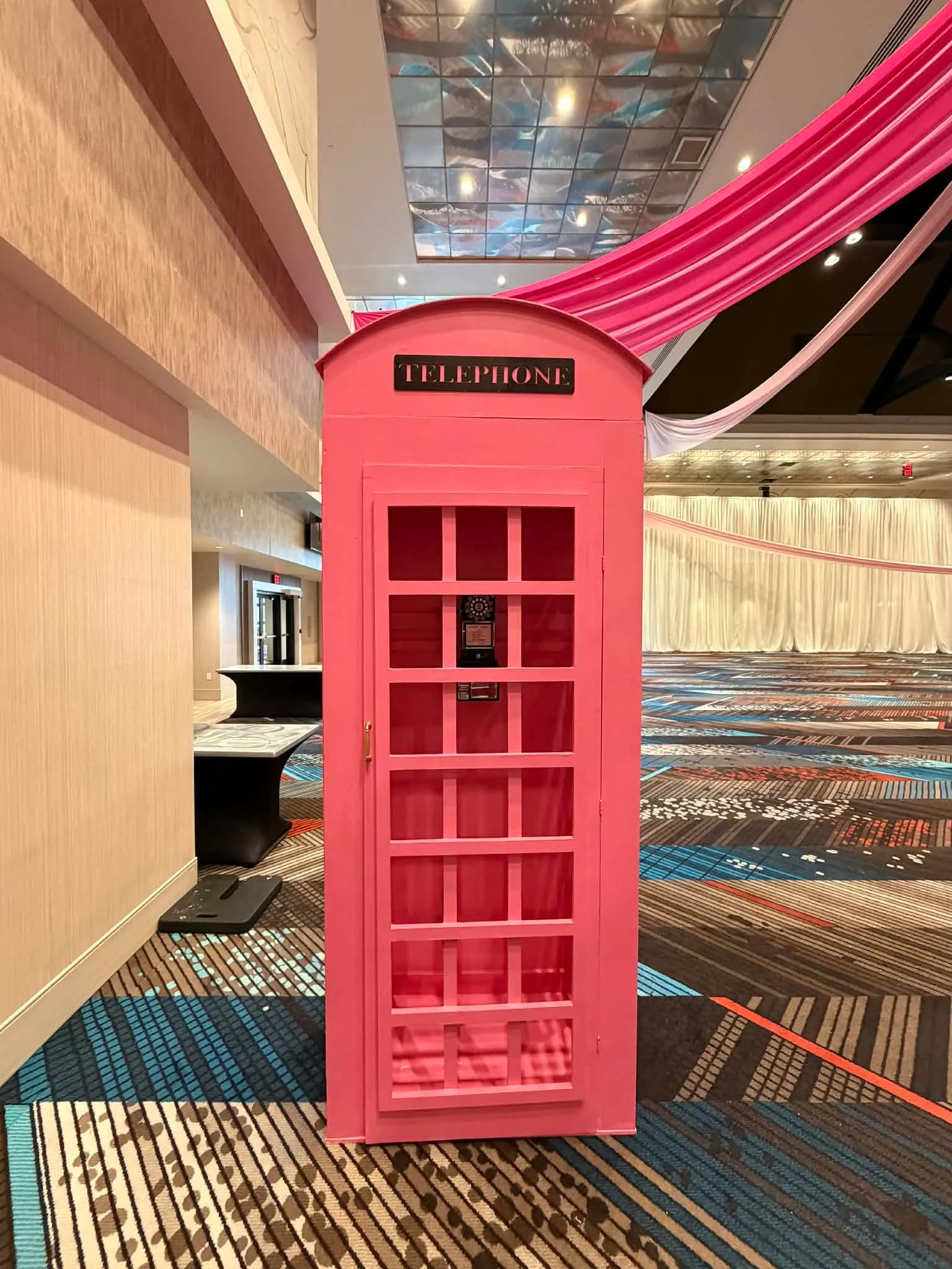 London Pink Phone Booth